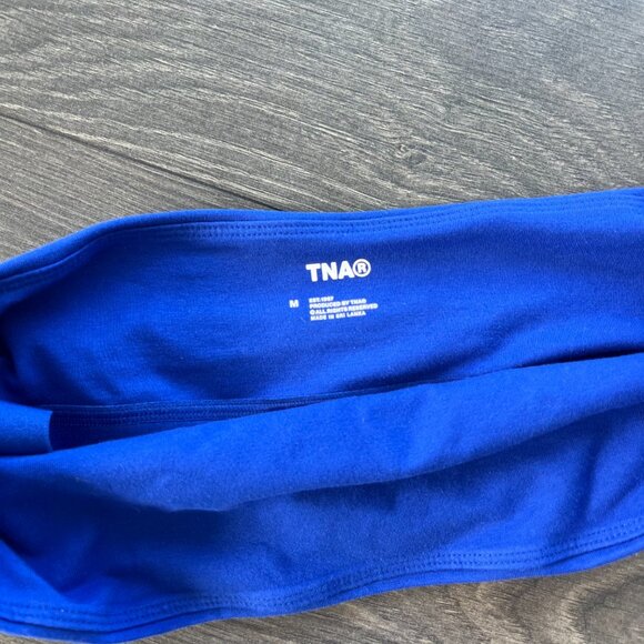 Aritzia TNA Royal Blue Crop Tube Top / Strapless Top - Size Medium - Picture 2 of 4